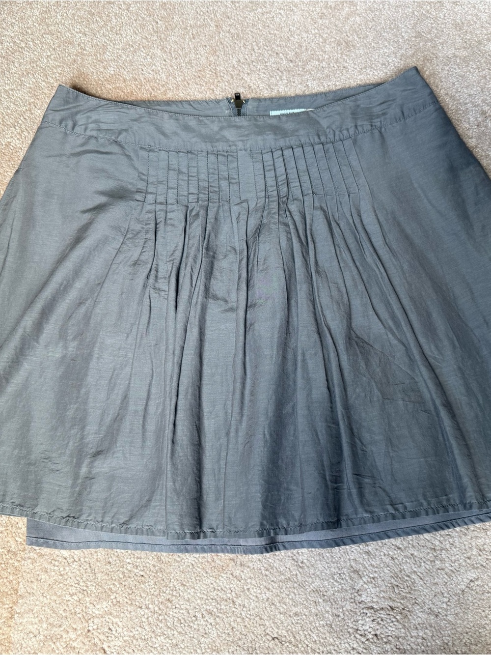 Kimchi Blue Cotton Silk Pleated Skirt – Size 4